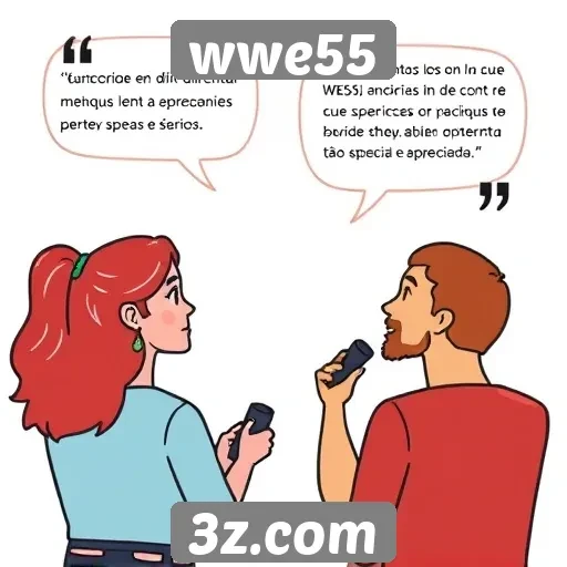 Depoimentos de usuários sobre wwe55